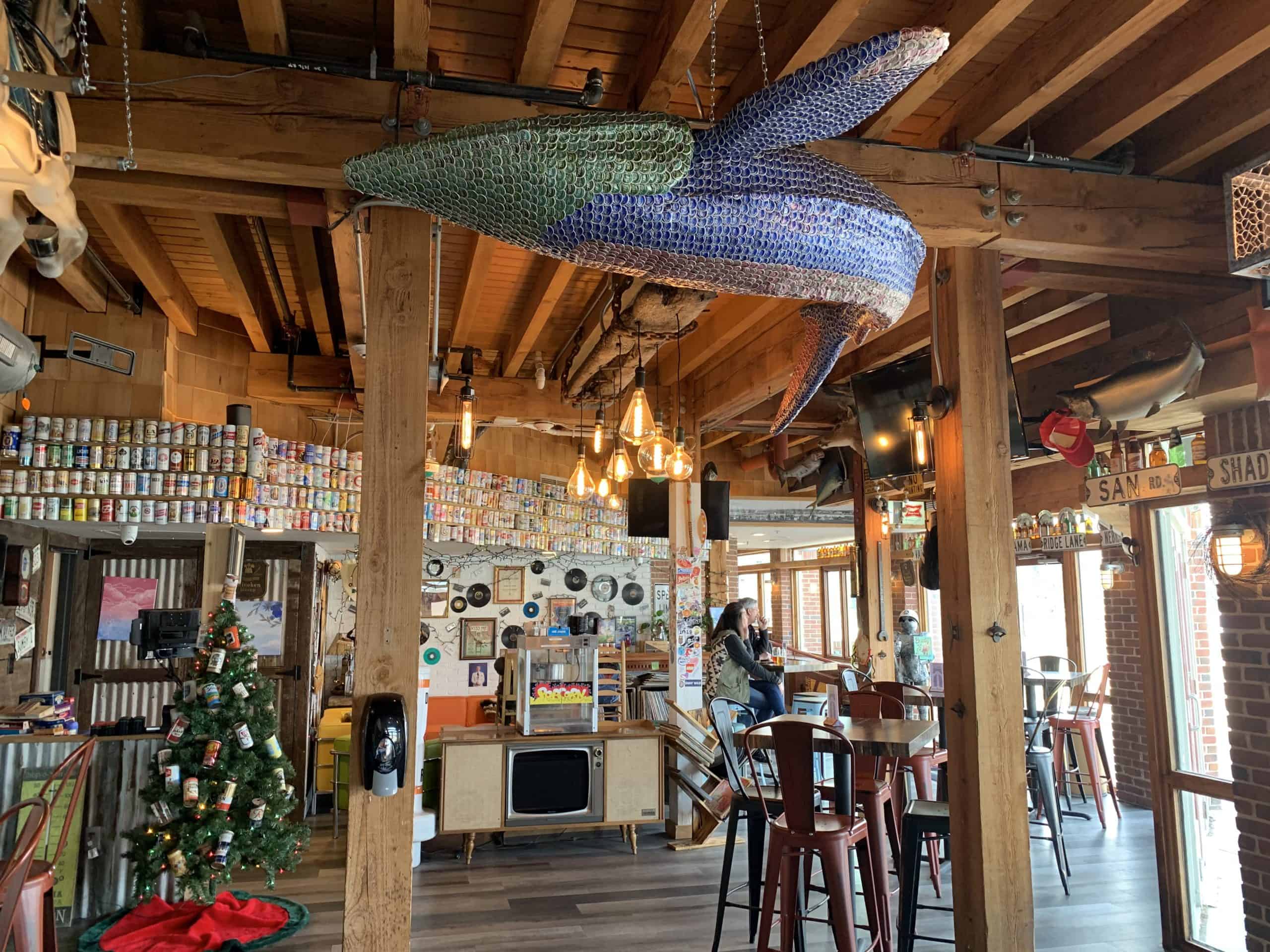 Taproom at Bridge Up Brewing craft beer brewery and taprooms in Door County Wisconsin