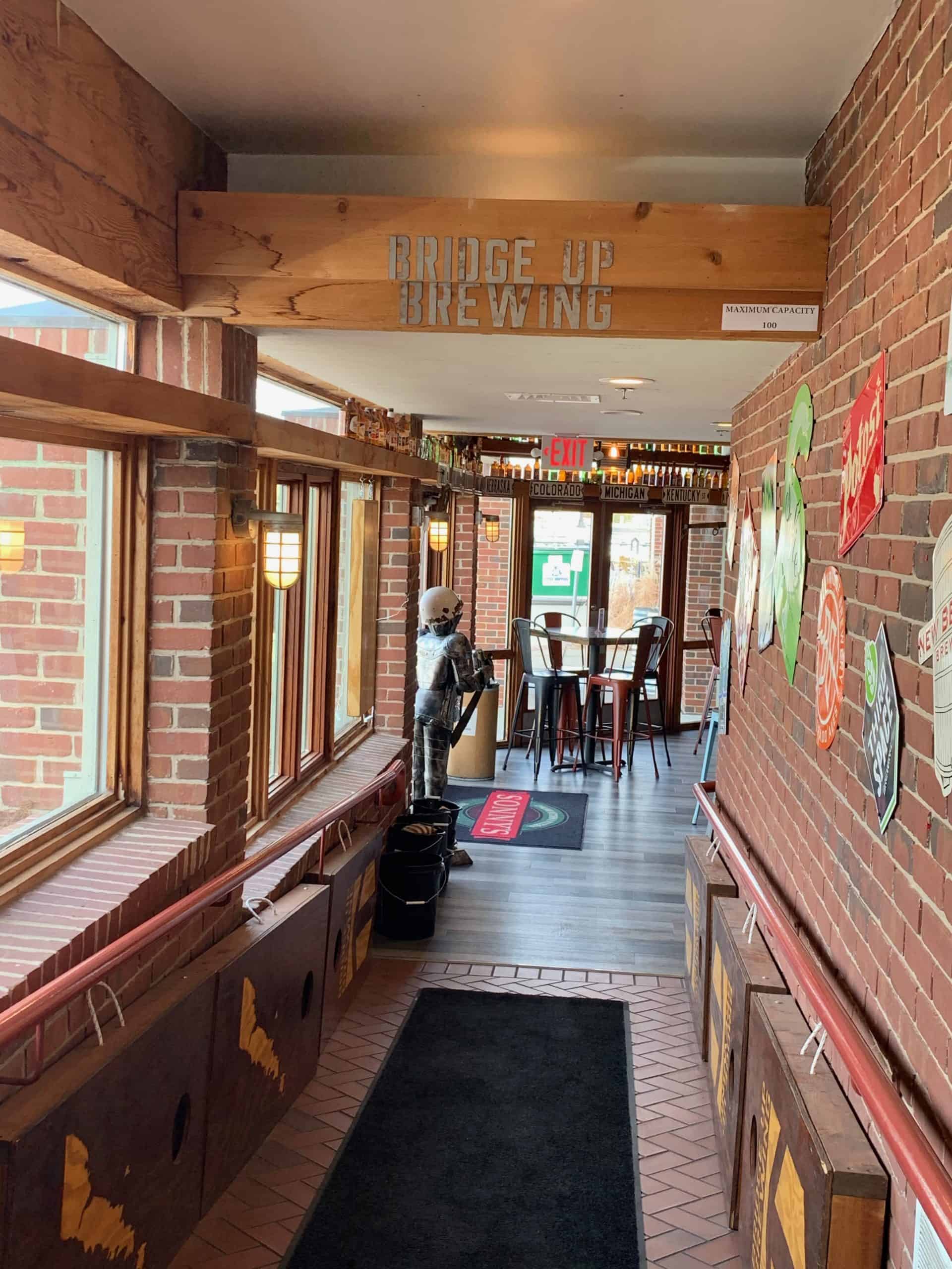 Bridge Up Brewing craft beer brewery and taprooms in Door County Wisconsin at Sonny's Italian Kitchen and Pizzeria